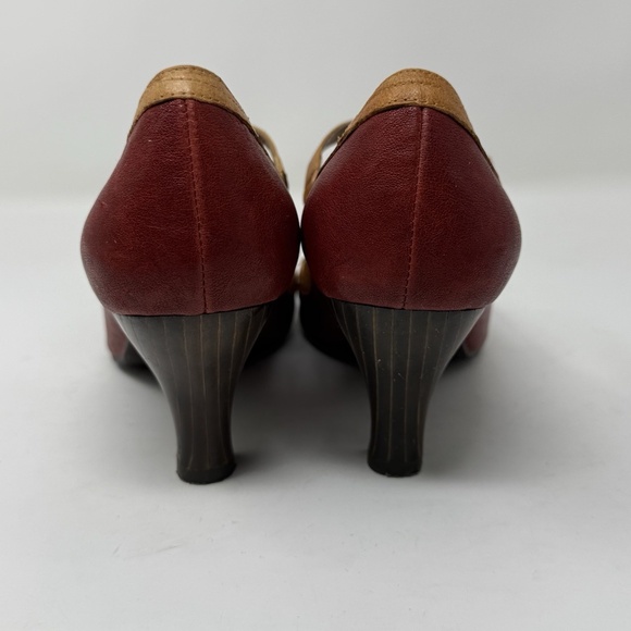 jeffrey campbell womens colorblock leather Maryjane anthropologie US 9 flapper - Picture 7 of 16